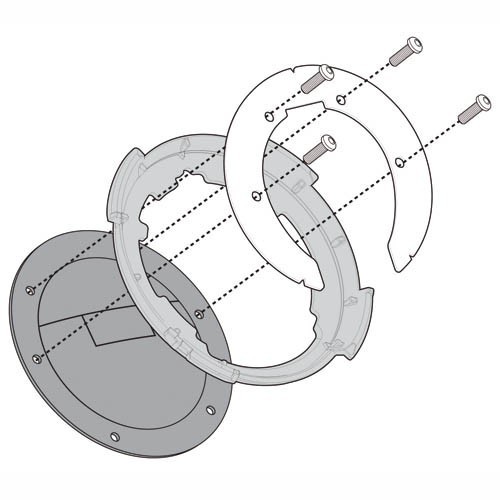Givi bf10 tanklock flangia - tanklock,